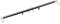 Expandable Black Spreader Bar Set Adjustable Yoga Training for Unisex (Black Kit)