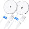 Wireless Charger 2M 2Pack, 15W Mag-Safe Charger for Apple iPhone 16 Pro Max/16 Pro/16 Plus/16/15 Pro Max/15/14/13/AirPods 3/2, Magnetic Fast Charger Pad