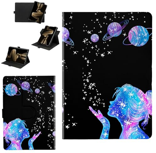 Coque Compatible pour T-Go Gaming Tb1001-4r 10-Pouces Tablette Coque Etui Case Cover [Fonction de Rotation à 360 degrés][Protection renforcée des Bords Contre Les Chutes] XQSN