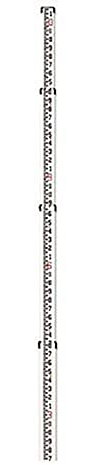 CST/berger 06-813C Teleskopstange aus Aluminium, 3,5 m in Füßen, Zoll und Achteln