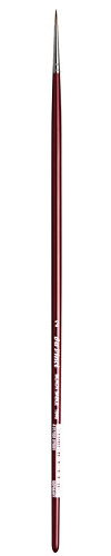 da Vinci Oil & Acrylic Series 1640 Oil Paint Brush, Round Russian Black Sable, Size 2 (1640-02)