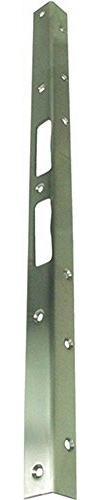 Sicherheits-Winkelschließblech 500x25x25x2mm stark Edelstahl im Beutel mit Schrauben