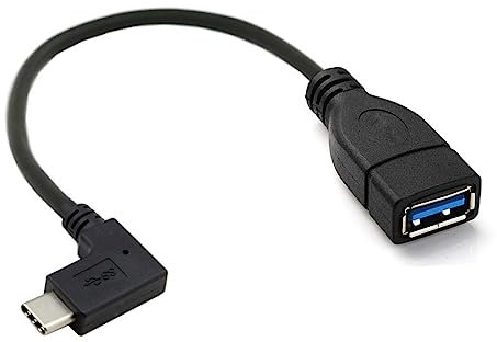 chenyang USB C OTG Kabel USB 3.0 Typ A auf USB C Daten 90 Grad rechtwinklig Verlängerungskabel