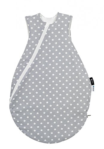 Alvi Klima-Schlafsack Sommertraum Tencel Stars, silver, 110cm