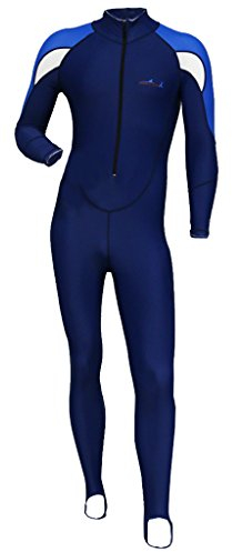 Sharplace Tauchanzug lang Stretch Damen Herren Badeanzug Schnorchelanzug Schwimmanzug, Weiß für Männer, L