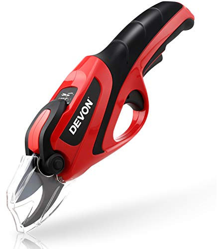 Abaobao Sécateur de Jardin sans Fil Rechargeable Ciseaux Coupe-Branches Prune Raisin Oliviers Cisaille électrique pour élagage, bonsaï,Jardin,des Arbres, des Fleurs (Sécateur+Une Lame de Rechange)