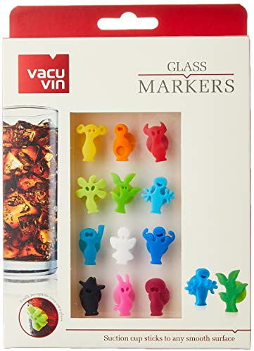 Vacu Vin Glass Markers Party People Set of 12
