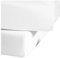 Bassetti Spannbetttuch für Boxspringtopper Uni Farbe Weiss 13/011 Größe 180x200 200x220cm