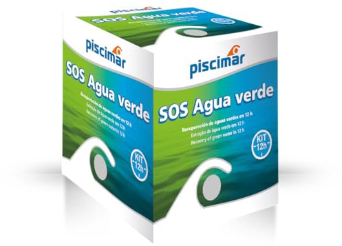 BEHQ SOS Agua Verde PISCIMAR para Piscina DE 50 M3