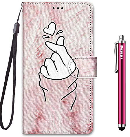 idatog Cover per Huawei P30 PRO, Custodia in Stile Dipinto Pelle PU Libro Portafoglio Cover Wallet Flip Caso con Supporto di Stand/Carte Slot/Chiusura Magnetica Cassa Protettiva (Amore)