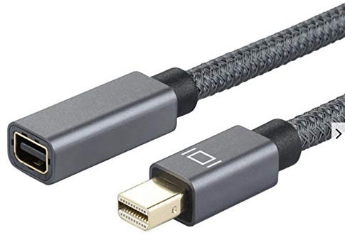 innov8 Mini DisplayPort Male to Female Extension Cable For Computer, Monitor, Projector, Laptop - 1m