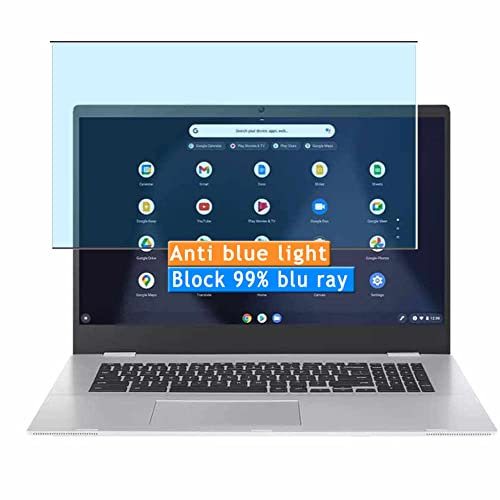 Vaxson 2 Stück Anti Blaulicht Schutzfolie kompatibel mit ASUS Chromebook CX1 CX1700 CX1700CKA 17.3 Laptop Bluelight folie folien Displayschutzfolie ( nicht Panzer Schutz Glas folie nicht PanzerGlas )
