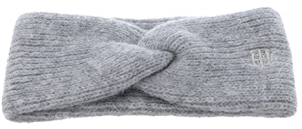 Tommy Hilfiger Damen TH Timeless Headband AW0AW13828 Gestrickte Mütze, Grau (Light Grey Heather), OS