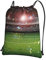 Stadion-Fußball-Arena, Sport-Rucksack mit Reißverschluss, Kordelzug, 39 x 46 cm (L x H), gut für Reisen, Handgepäck, Camping, Schwarz, Einheitsgröße