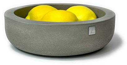 Concrete bowl 23cm (Grey)