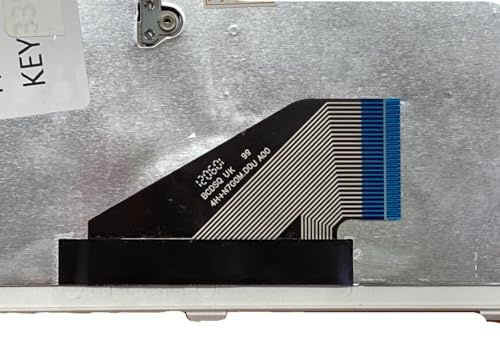 T-ProTek DEUTSCHE - Tastatur Schwarz. Silber Rahmen kompatibel für Lenovo IdeaPad U410 (MAH6CGE)