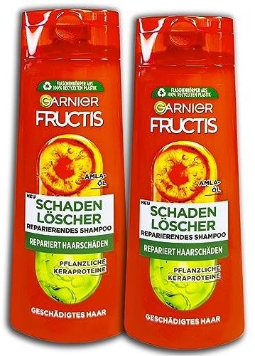 2 er Pack Fructis Schaden Löscher- Kräftigendes Shampoo 2x 250 ml