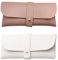 HNJUSR 2 Pezzi Custodia Occhiali Pelle, Morbida Custodia Occhiali Lettura, Borsa Astuccio Occhiali for Donna Uomo,Custodia In Pelle Morbida Per Occhiali, Custodia Per Occhiali In Pelle Pu, Unisex