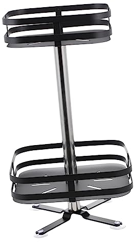 STOBAZA Drehbares Lagerregal Schwenkbares Regal Paletten Zusammenstellen Theken-make-up-organizer Gestell Plattenständer Leeres Glas Aufbewahrungsregal Für Gewürze Küchenversorgung Bilden