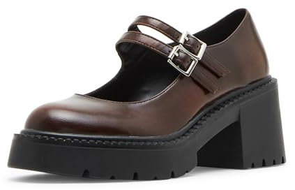 Madden Girl Damen Tomtom Pumps, Brown Rub, 41.5 EU