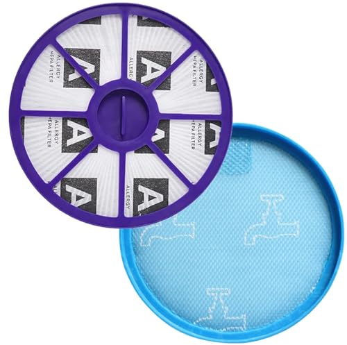 BRIOTA 2 Pcs Front and Back HEPA Filter Kit Compatible with Dyson DC19 DC20 DC21 DC29 Vacuum Cleaner, Pre Post Upper Lower Motor Filters Kit, Vacuum Cleaner Replacement Part