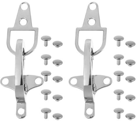 Operitacx Mantel-Knebelverschluss 1 Paar Annähbare Knebelverschlüsse Nähen Von Druckknöpfen Schnallenclips Aus Metall Für Mäntel Duffle-Jacken-Schnalle Ersatz-Knebelschnallen Für