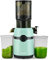 Extracteur de jus, Fretta Extracteur de jus de fruits et légumes, Slow Juicer Grand diamètre de 108 mm, 1L Très grande capacité, Pression à Froid, Facile à nettoyer, Sans BPA,Bleu