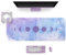 Tapis de Souris Gaming Bleu Violet Soft Cloth Mouse Pad XXL sous Main Souris à Bords Cousus avec Surface en Caoutchouc Antidérapant Résistant à l'eau pour la Maison Bureau 600x400x2mm
