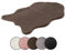 liebling Fellimitat Teppich, Wohnzimmerteppich, Esszimmerteppich, 100% Polyester, 60 x 90 cm, Farbe: Taupe