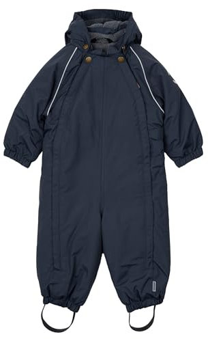 Mikk-line Schneeanzug Baby 86 Blue Nights | Nylon Kleinkinder | Schneeanzüge Für Jungen Und Mädchen | Wasserdicht 20.000 mm