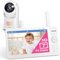 VTech [Actualización 2025 Monitor de bebé con visualización IPS de 7 Pulgadas, cámara panorámica con Zoom panorámico, Monitor de Video sin WiFi con cámara y Audio, luz Nocturna Multicolor