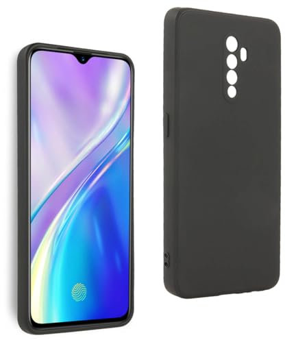 Funda Carcasa para OPPO REALME X2 Pro - Reno Ace, Anti-Deslizante Negra, Elegante y Ligera, TPU Flexible Premium