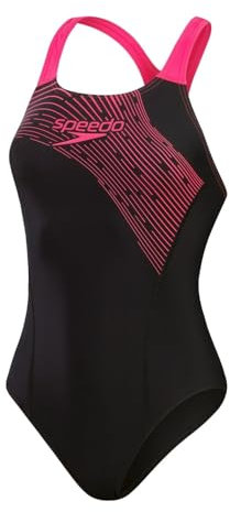 Speedo Costume Intero Nero/fucsia 134741 NERO/FUCSIA 40