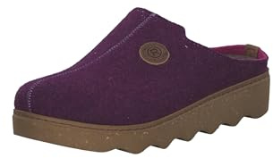 Rohde Easy N 35 Clogs Damen Hausschuhe Pantolette Filz 6120 59 Brombeere, Schuhgröße:43 EU