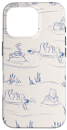 Disney Winnie the Pooh and Friends Hunny Pots Down the River Case for iPhone 16 Pro