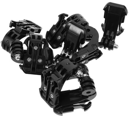 OKUMEYR 10pcs J-hooks Buckle Mounts for Action Cameras Vertical Mounts Long Screws Phone Clamp Fit for Gopro Sports Camera Accessories