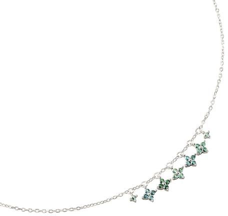 Agatha Collier Beloved argent rhodié pampilles oxyde