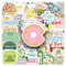 Ernährung Gesundheit Aufkleber 50 Stück Funny Wasserfeste Dietary Health Sticker für Laptop Skateboard Scrapbook Motorrad Koffer Auto Telefon Gepäck,Vinyl Trendy Sticker für Jugendliche Erwachsene