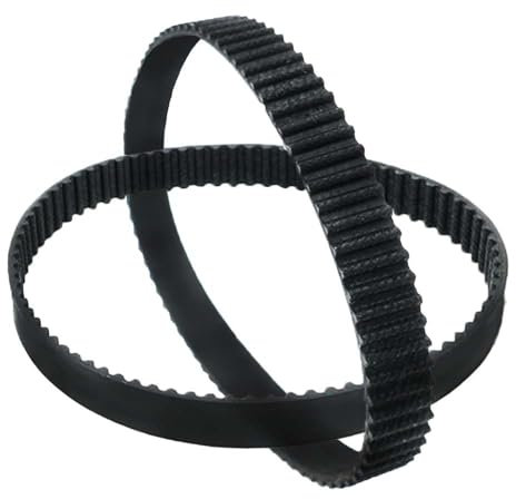 2 STK GT2 Geschlossener Zahnriemen,2GT-250mm 6mm Breite Gummizahnriemen für 3D-Druckerteile