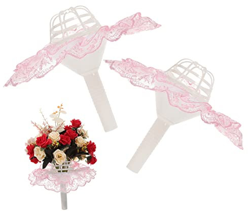 IWOWHERO 2sets Bouquet Holder per Decorazioni per Bouquet per Matrimoni e Anniversari e