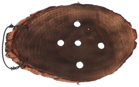 MILISTEN Vertikaler Pflanztopf Aus Massivholz Für Kletterpflanzen Montierter Wandpflanztopf Für Sukkulenten Hängepflanztopf Mit Montageplatte Geeignet Für Geweihfarn Und Andere Indoor-pflan