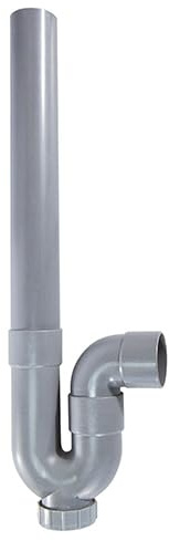Dipra 3202591 Ablaufsiphon, Grau
