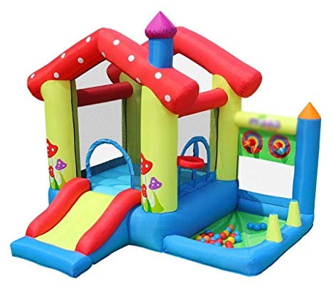 YKMYXZ, W/Blower,Carry Bag, Stakes And Repair Kit Air Cushion Toy Pool Large Home Inflatable Trampoline
