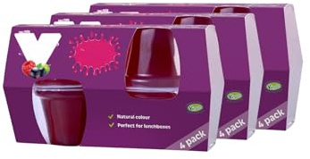 Jelly Pots 4 X 90g X Pack Of 3 - The Great Taste Of In An Irresistible, Fruity Dessert! - Made With The Secret Flavour - Seriously Mixed Up Fruit!