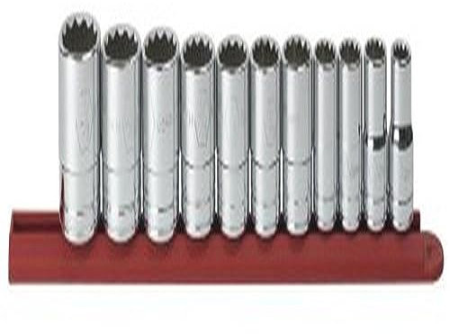 GearWrench 11 Pc. 1/2 Drive 12 Pt. Standard Socket Set, SAE - 80711