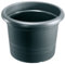 Montana Pot de fleurs rond en plastique - Couleur : anthracite - Diamètre : 30 cm