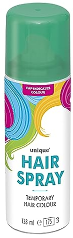 Neon Green Temporary Hair Spray (4.5 fl. oz) 1 Count - Easy-to-Use Colorful Hair Styling for Festivals, Parties, and Events