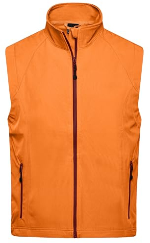 James & Nicholson Herren Softshell Weste - Praktische Weste aus elastischem Softshell