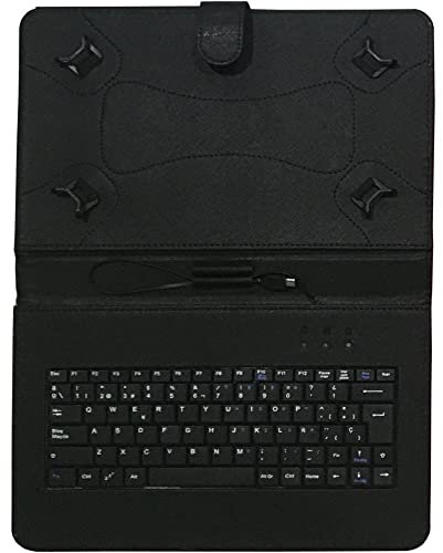 Talius Funda con Teclado para Tablet 10 CV-3006 microUSB/Tipo C Black