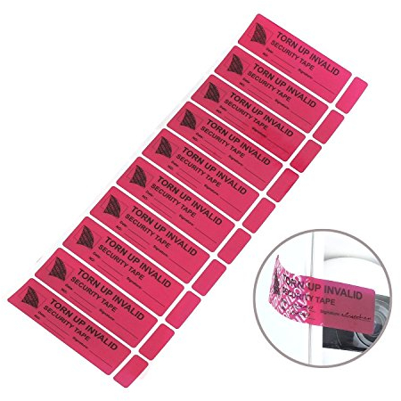100 stücke Tamper Evident Sicherheit Aufkleber, Alleine Walker Sicherheit Verhindern Geöffnet Garantie Leere Etiketten (1 x3 Markiert auf band 100 stücke)